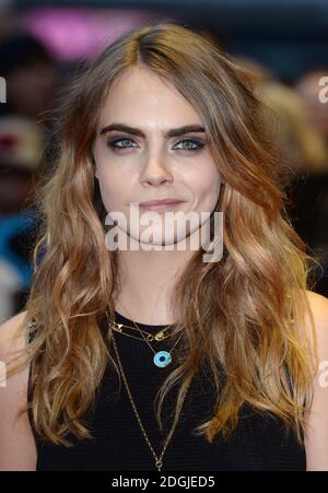 Cara Delevingne bei der Gala-Vorführung für Face of an Angel während des 58. BFI London Film Festival im Odeon West End Cinema, Leicester Square, London. Stockfoto