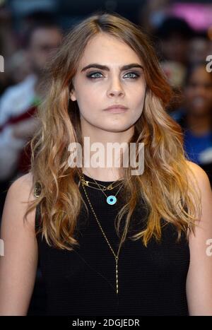 Cara Delevingne bei der Gala-Vorführung für Face of an Angel während des 58. BFI London Film Festival im Odeon West End Cinema, Leicester Square, London. Stockfoto