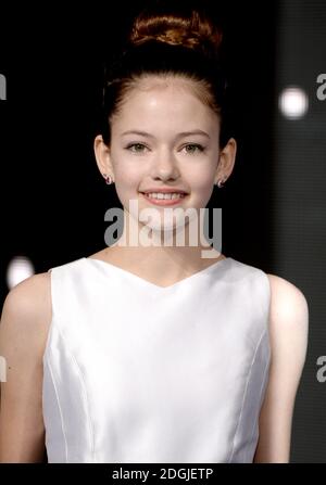 Mackenzie Foy bei der europäischen Premiere von Interstellar im Odeon-Kino am Leicester Square in London Stockfoto