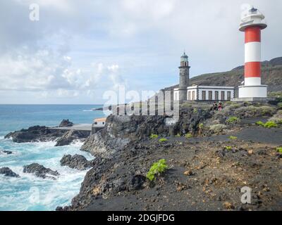 Leuchtturm auf der Insel La Palma Stockfoto