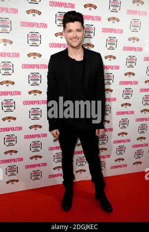 Danny O'Donoghue von The Script bei der Ankunft bei den Cosmopolitan Ultimate Women of the Year Awards im Victoria & Albert Museum, London Stockfoto