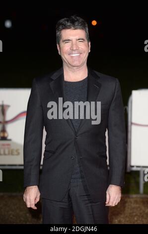 Simon Cowell Ankunft in EINER Nacht der Helden : die Sun Military Awards 2014, Greenwich Maritime Museum, London. Stockfoto