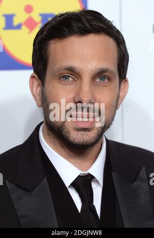 Dynamo bei der Ankunft bei den British Comedy Awards 2014 in den Fountain Studios, Wembley, London. Stockfoto