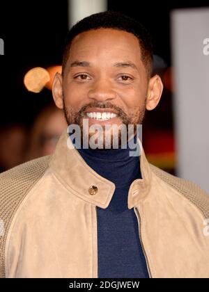 Will Smith kommt für die Focus Special Screening, im Vue West End Kino, Leicester Square, London. Stockfoto