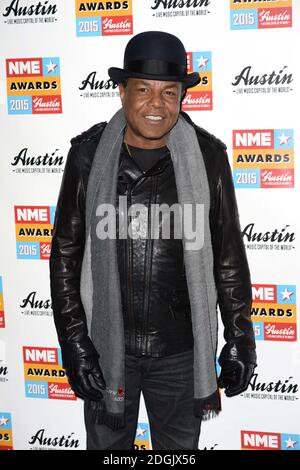 Tito Jackson bei den NME Awards 2015 mit Austin Texas Findet an der O2 Academy Brixton in London statt Stockfoto