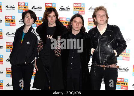 Frieden Teilnahme an den NME Awards 2015 mit Austin Texas statt An der O2 Academy Brixton in London Stockfoto