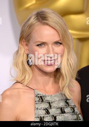 Naomi Watts im Presseraum der 87. Academy Awards, die am 22. Februar 2015 im Dolby Theater in Hollywood, Los Angeles, CA, USA, verliehen wurden. Stockfoto