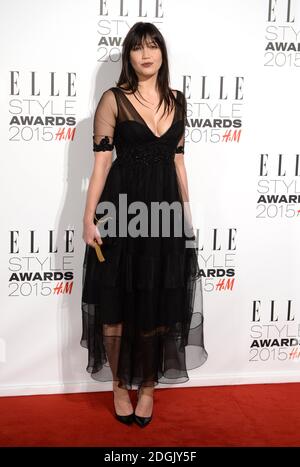 Daisy Lowe bei den Elle Style Awards 2015 im Sky Garden, dem Walkie Talkie Tower in der Fenchurch Street, London Stockfoto