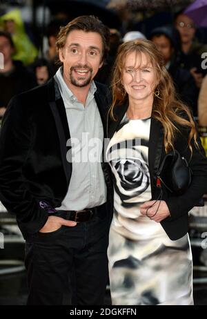 Richard Hammond und Amanda Etheridge bei der Premiere von Sicario am Empire Leicester Square in London Stockfoto