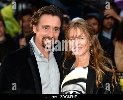 Richard Hammond und Amanda Etheridge bei der Premiere von Sicario am Empire Leicester Square in London Stockfoto