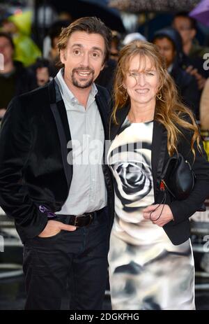 Richard Hammond und Amanda Etheridge bei der Premiere von Sicario am Empire Leicester Square in London Stockfoto