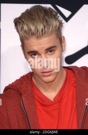 Justin Bieber bei den MTV Europe Music Awards 2015 im Mediolanum Forum di Assago in Mailand, Italien. Bildnachweis sollte lauten: Doug Peters/EMPICS Entertainment Stockfoto