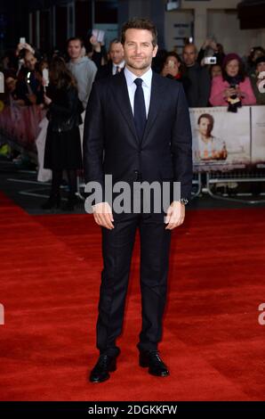 Bradley Cooper bei der Premiere von Burnt, im Vue West End in Leicester Square, London. Foto-Kredit sollte Doug Peters / EMPICS Entertainment lesen Stockfoto