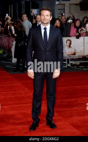 Bradley Cooper bei der Premiere von Burnt, im Vue West End in Leicester Square, London. Foto-Kredit sollte Doug Peters / EMPICS Entertainment lesen Stockfoto