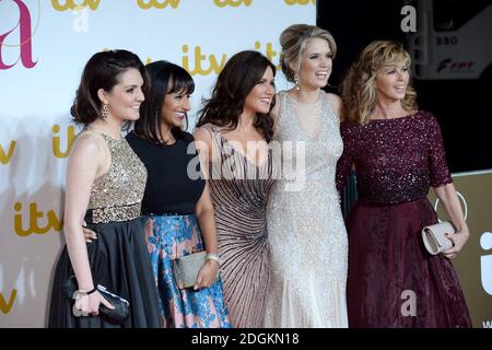 Guten Morgen die Briten Kate Garraway, Susanna Reid, Charlotte Hawkins, Ranvir Singh und Laura Tobin, die an der ITV Gala im Londoner Palladium teilnehmen. Bildnachweis sollte lauten: Doug Peters EMPICS Entertainment Stockfoto