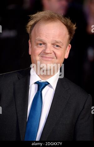 Toby Jones bei der Weltpremiere von Dad's Army am Odeon Leicester Square, London. Stockfoto