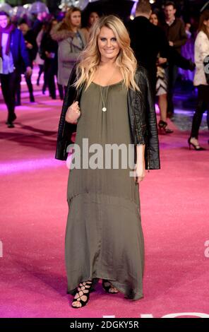 Danielle Armstrong bei der Europapremiere von How to Be Single im Vue West End, Leicester Square, London. Stockfoto