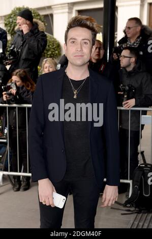 Nick Grimshaw bei den Television and Radio Industries Club Awards im Grosvenor House Hotel, London. Stockfoto