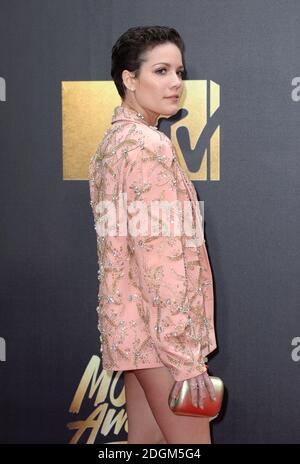 Halsey bei den MTV Movie Awards 2016, Warner Bros Studios, Burbank, Los Angeles. Bildnachweis sollte lauten: Doug Peters/EMPICS Entertainment Stockfoto