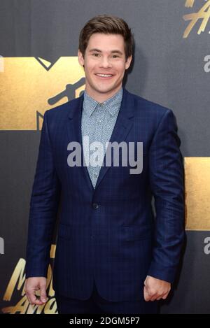 Adam Devine bei den MTV Movie Awards 2016, Warner Bros Studios, Burbank, Los Angeles. Bildnachweis sollte lauten: Doug Peters/EMPICS Entertainment Stockfoto