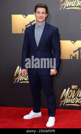 Adam Devine bei den MTV Movie Awards 2016, Warner Bros Studios, Burbank, Los Angeles. Bildnachweis sollte lauten: Doug Peters/EMPICS Entertainment Stockfoto