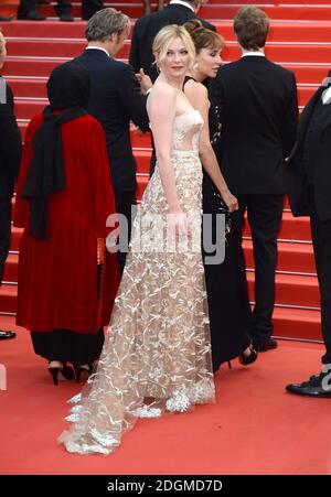 Kirsten Dunst nimmt an der Abschlussfeier des Festival de Cannes und den Palme D'Or Awards Teil, die im Palais de Festival stattfinden. Teil der 69. Filmfestspiele von Cannes in Frankreich. Stockfoto