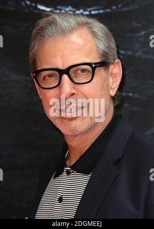 Jeff Goldblum bei der offiziellen Enthüllung des Independence Day: Resurgence Wrapped Train, Euston Station, London. Bild Kredit sollte Doug Peters / EMPICS Entertainment lesen Stockfoto