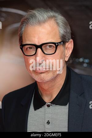 Jeff Goldblum bei der offiziellen Enthüllung des Independence Day: Resurgence Wrapped Train, Euston Station, London. Bild Kredit sollte Doug Peters / EMPICS Entertainment lesen Stockfoto