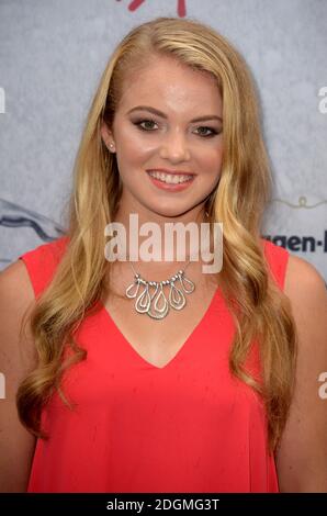 Katie Swan bei der WTA Pre Wimbledon Party in Kensington Roof Gardens, London. Stockfoto