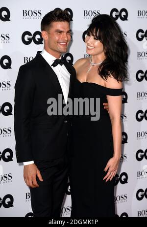 Daisy Lowe und Aljaz Skorjanec bei den GQ Men of the Year Awards 2016 in der Tate Modern, London. Stockfoto