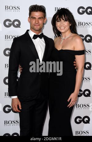 Daisy Lowe und Aljaz Skorjanec bei den GQ Men of the Year Awards 2016 in der Tate Modern, London. Stockfoto