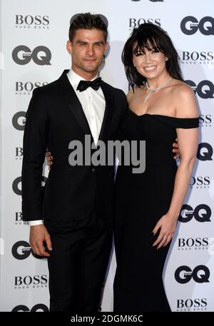 Daisy Lowe und Aljaz Skorjanec bei den GQ Men of the Year Awards 2016 in der Tate Modern, London. Stockfoto