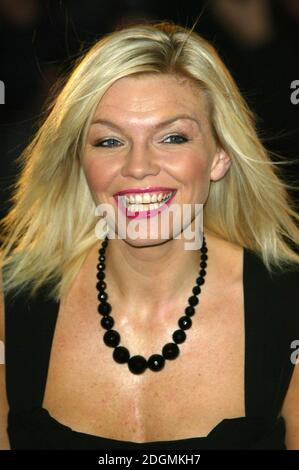 Kate Thornton bei den Comedy Awards 2005, ITV Studios, Southbank, London. Â©Doug Peters/allactiondigital.com Stockfoto