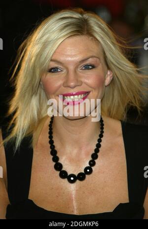 Kate Thornton bei den Comedy Awards 2005, ITV Studios, Southbank, London. Â©Doug Peters/allactiondigital.com Stockfoto