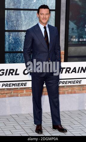 Luke Evans bei der Weltpremiere von The Girl on the Train am Leicester Square in London. Bilddatum: Dienstag, 20. September 2016. Bildnachweis sollte lauten: Doug Peters/ EMPICS Entertainment. Stockfoto