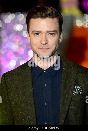 Justin Timberlake bei der Trolls-Sonderveranstaltung im Coca Cola London Eye an der Themse in London. Bilddatum: Donnerstag, 28. September 2016. Bildnachweis sollte lauten: Doug Peters/ EMPICS Entertainment. Stockfoto