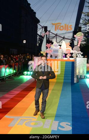 Justin Timberlake bei der Trolls-Sonderveranstaltung im Coca Cola London Eye an der Themse in London. Bilddatum: Donnerstag, 28. September 2016. Bildnachweis sollte lauten: Doug Peters/ EMPICS Entertainment. Stockfoto
