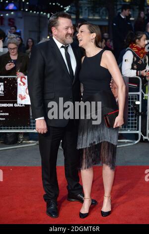 Guy Garvey und Rachael Stirling waren bei ihrer besten Premiere im Rahmen des London Film Festivals im Odeon Leicester Square in London. Bilddatum: Donnerstag, 13. Oktober 2016. Bildnachweis sollte lauten: Doug Peters/ EMPICS Entertainment. Stockfoto