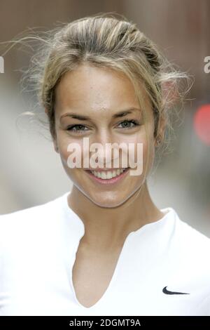 Lady Isabella Hervey stellt offiziell ihre Fitness-DVD "Isabella's Power Workout" im KX GYM UK, West London, vor. Stockfoto
