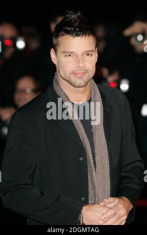 Ricky Martin bei den NRJ Awards in Cannes, Frankreich. Teil des Midem Festivals. Doug Peters/allactiondigital.com Stockfoto