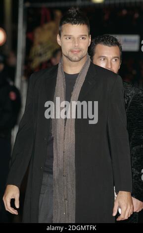 Ricky Martin bei den NRJ Awards in Cannes, Frankreich. Teil des Midem Festivals. Doug Peters/allactiondigital.com Stockfoto