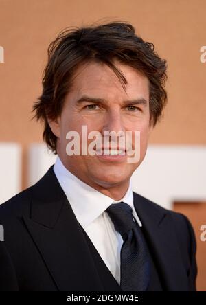 Tom Cruise besucht Jack Reacher: nie gehen wieder europäische Premiere im Cineworld am Leicester Square, London. Stockfoto