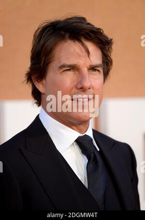 Tom Cruise besucht Jack Reacher: nie gehen wieder europäische Premiere im Cineworld am Leicester Square, London. Stockfoto