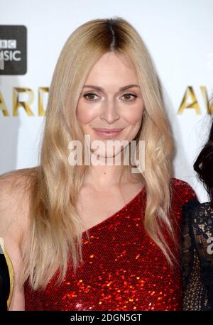 Fearne Cotton Ankunft bei den BBC Music Awards 2016, Excel Docklands, London.Bildnachweis sollte lesen: Doug Peters/EMPICS Entertainment Stockfoto