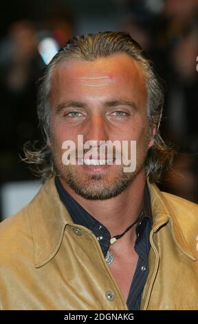 David Ginola bei der Premiere von Hope Springs auf dem Leicester Square in London. Kopfschuss, Stoppeln. Â©Doug Peters/allaction.co.uk Stockfoto