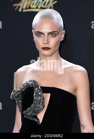 Cara Delevingne bei den MTV Movie and TV Awards 2017 im Shrine Auditorium in Los Angeles, USA. Bildnachweis sollte lauten: Doug Peters/EMPICS Entertainment. Stockfoto