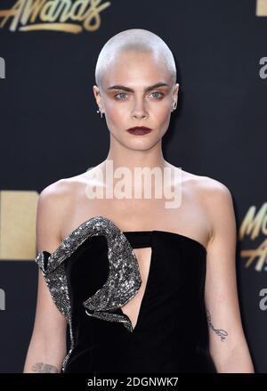 Cara Delevingne bei den MTV Movie and TV Awards 2017 im Shrine Auditorium in Los Angeles, USA. Bildnachweis sollte lauten: Doug Peters/EMPICS Entertainment. Stockfoto