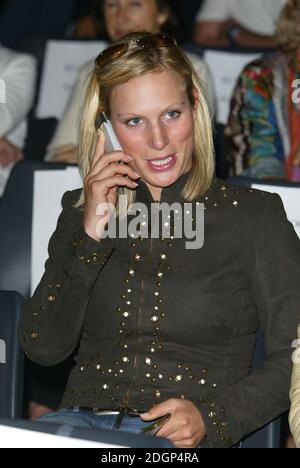 Zara Phillips bei der Betty Jackson Show, Teil der London Fashion Week. Â©Doug Peters/allactiondigital Stockfoto