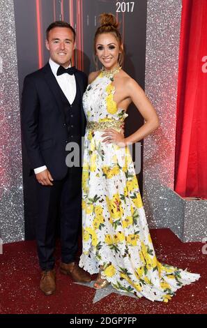 Alan Halsall und Lucy Jo Hudson bei den British Soap Awards 2017 im Lowry Theatre in Salford, Manchester. Das Copyright für Fotos sollte Doug Peters/EMPICS Entertainment lauten Stockfoto