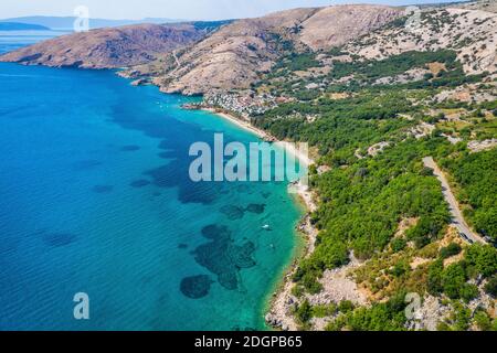 Stara Baška, Insel Krk Stockfoto